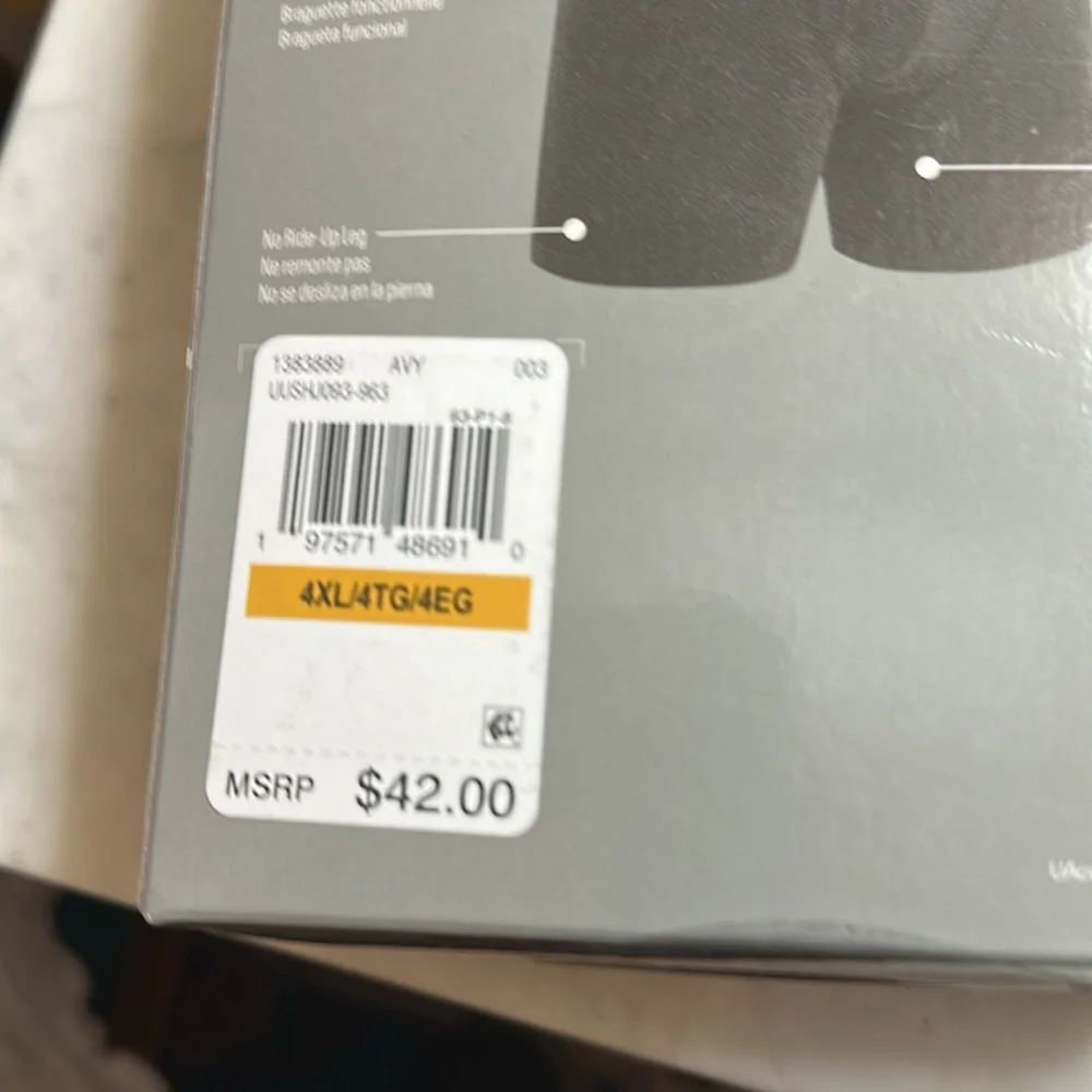 NWT 3PK Under Armour Cotton Boxerjock 4XL
